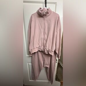 PINK Victoria's Secret Blush Hoodie and Sweatpants Set